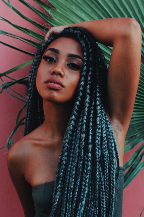 60 Totally Chic And Colorful Box Braids Hairstyles To Wear 