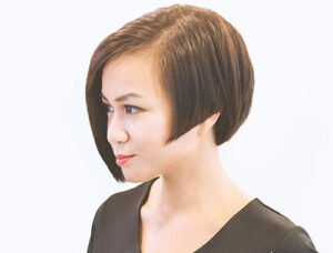 asymmetrical inverted bob