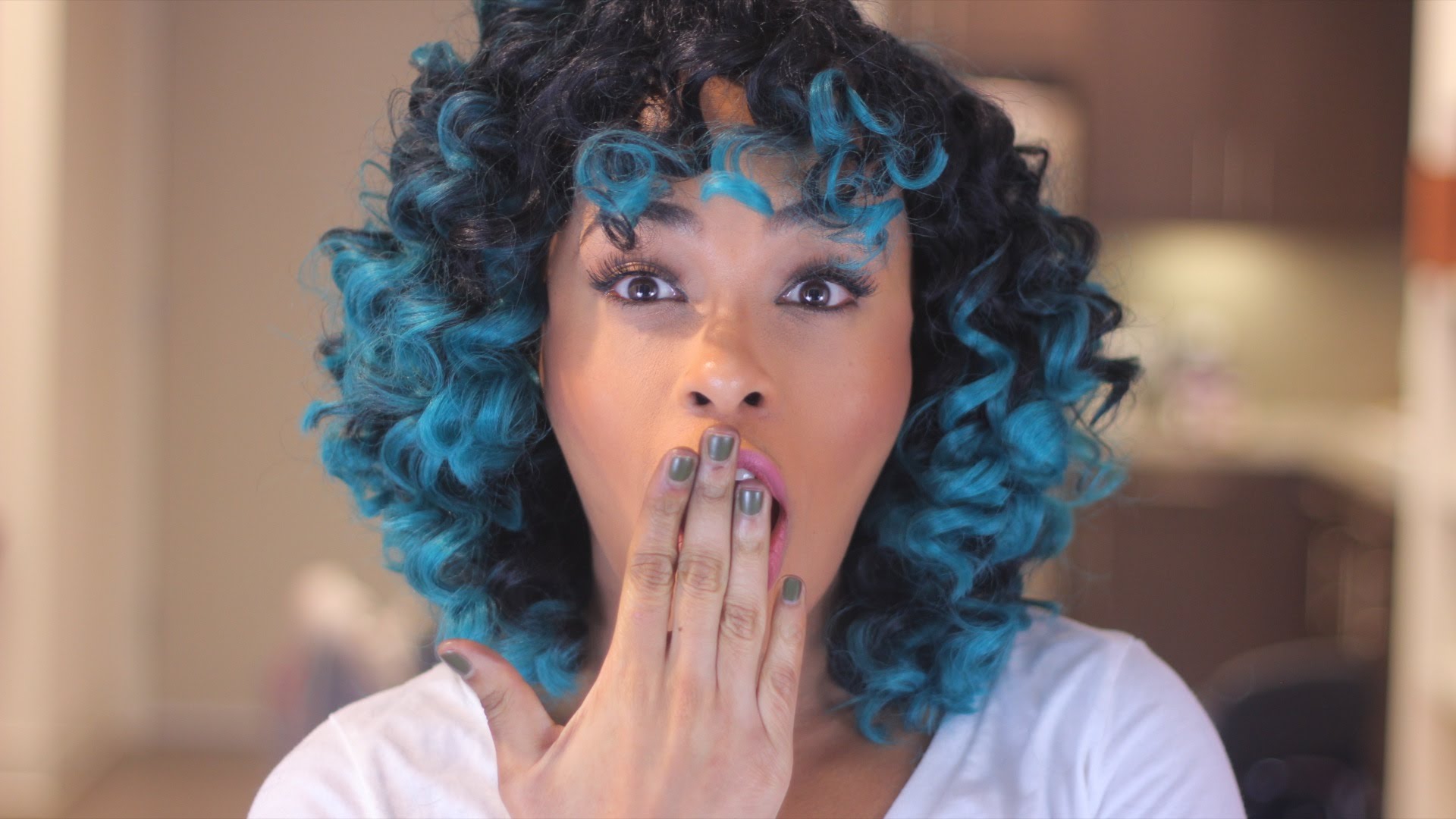 1. "Neon Blue Ombre Hair: 10 Stunning Examples to Inspire Your Next Look" - wide 11