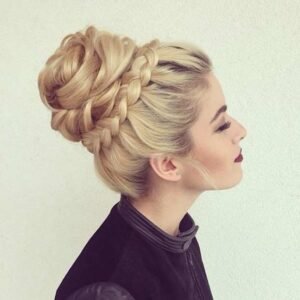 crown braided bun