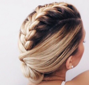 french braid mohawk