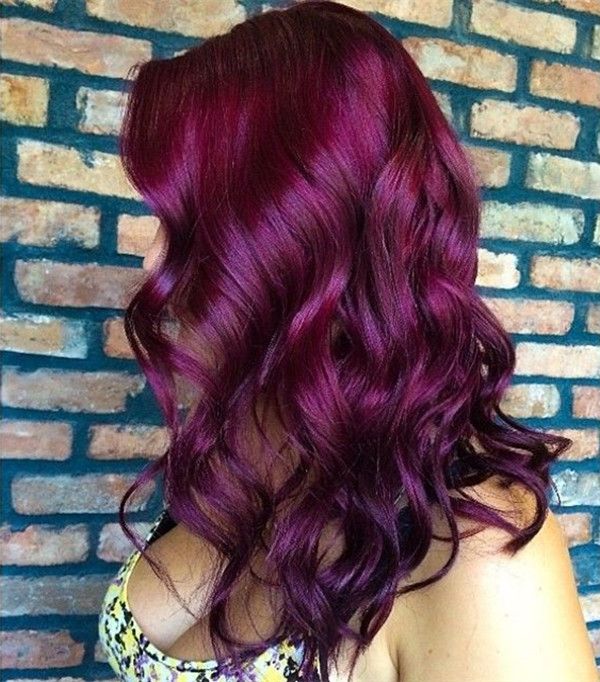 Deep Red Violet Hair Color Find Your Perfect Hair Style