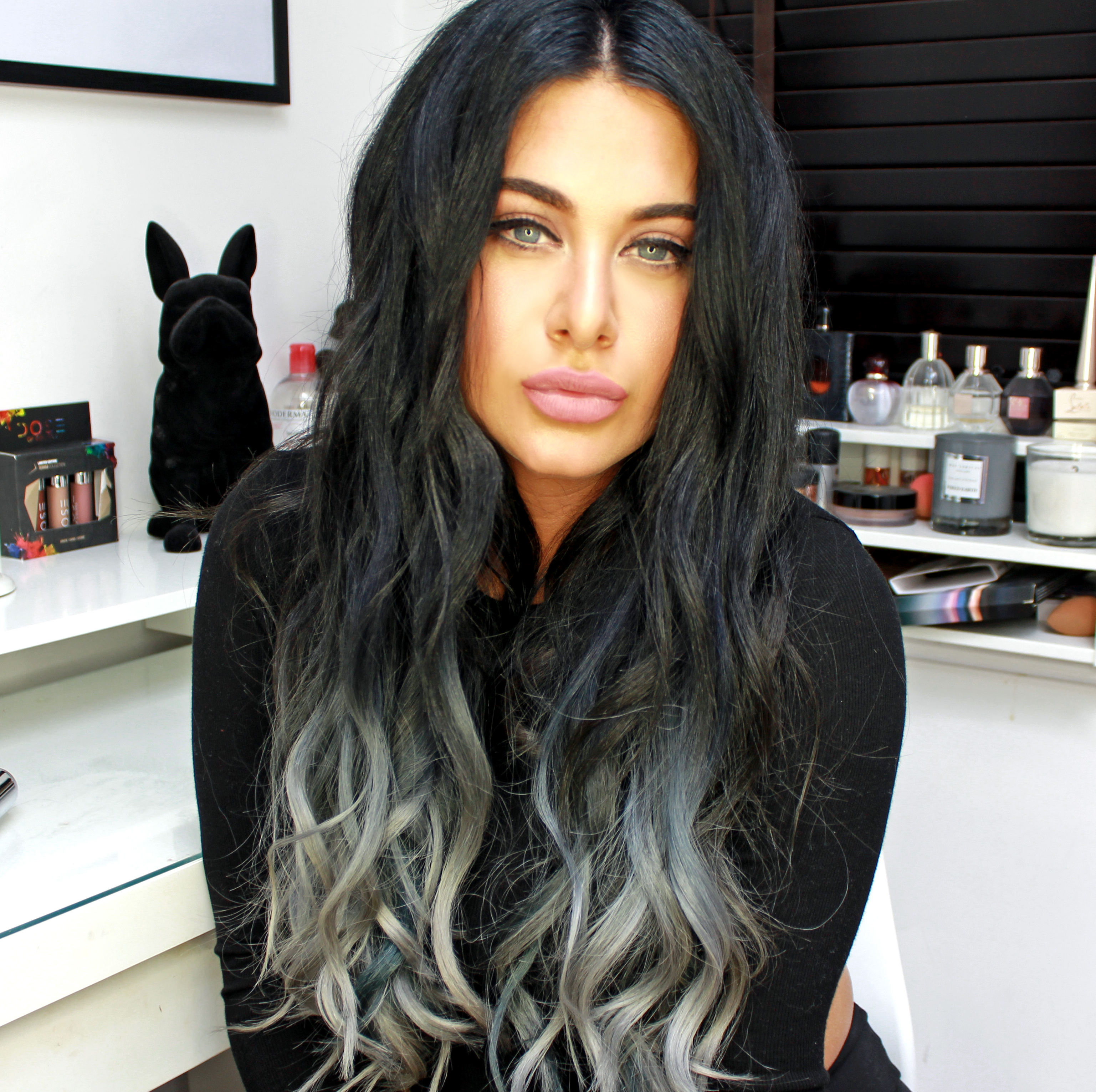 The Best Antique Chic Black To Grey Ombre Hairstyles Part 19