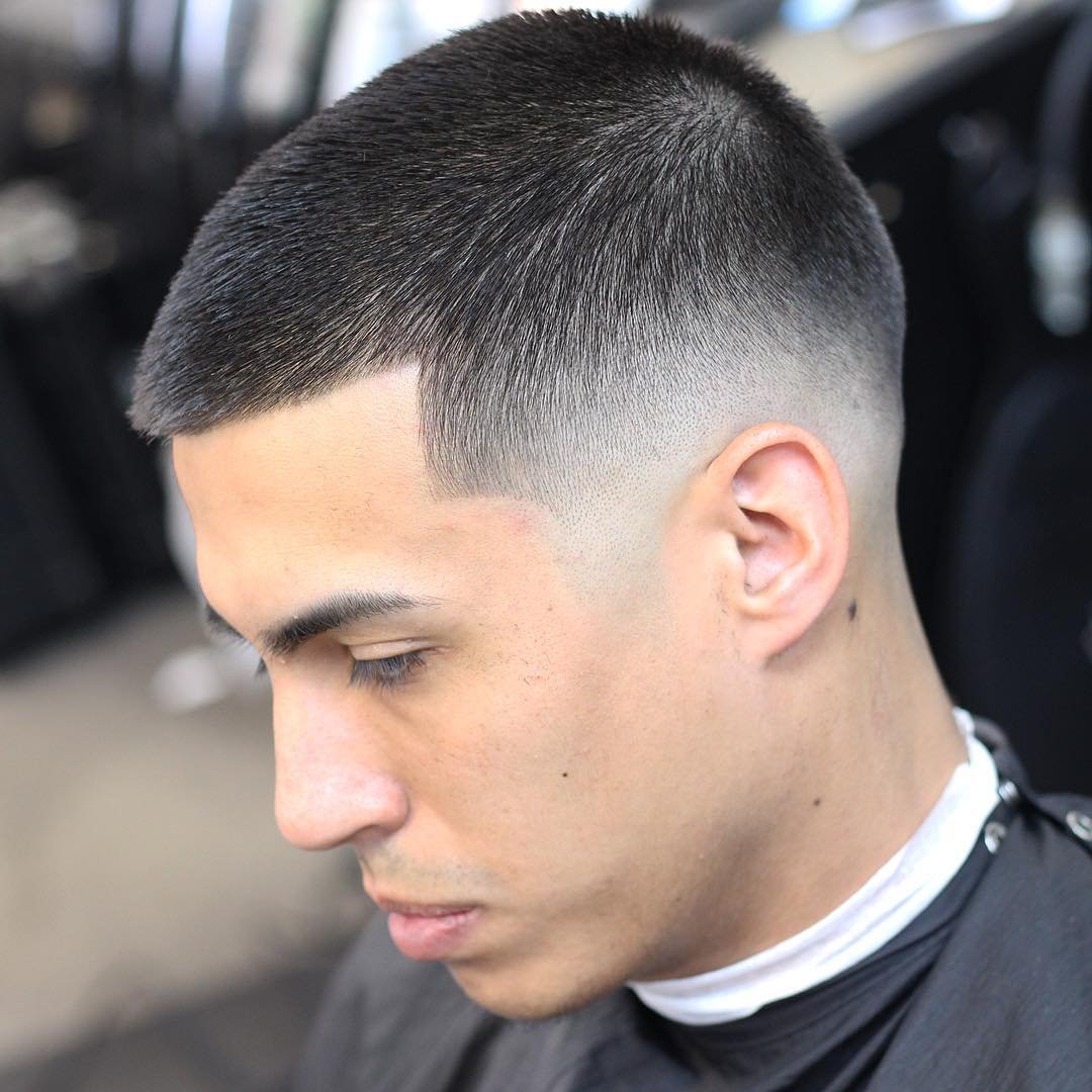 low fade butch cut