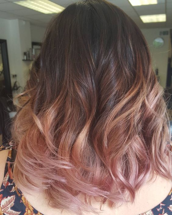 35 Sparkling Brilliant Rose Gold Hair Color Ideas
