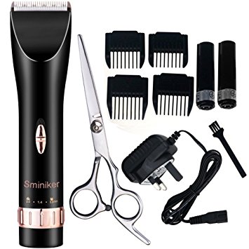 Sminiker Professional Cordless Rechargeable Hair Clippers
