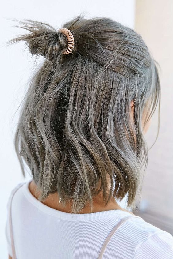 Ash Grey Hair