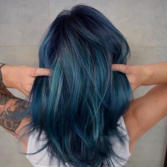 Amelia Aqua Blue Vegan Hair Color  Hermans Professional Vegan Hair Colors