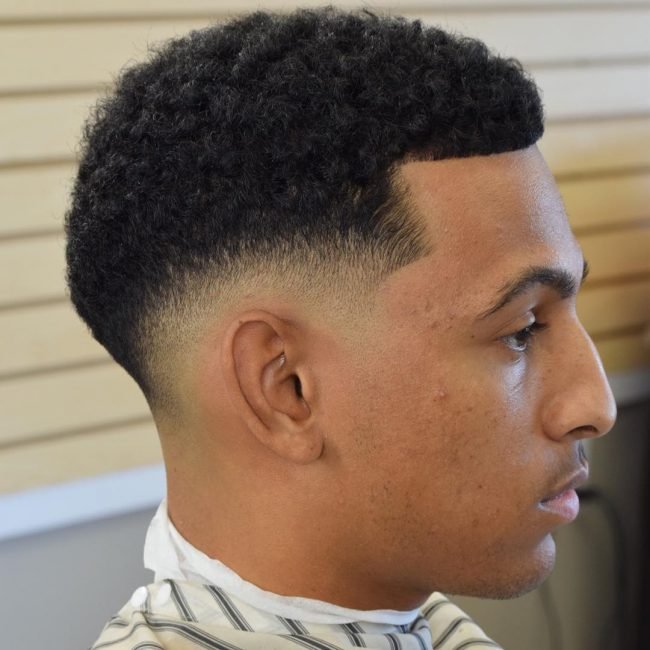 Taper Haircut Black Men