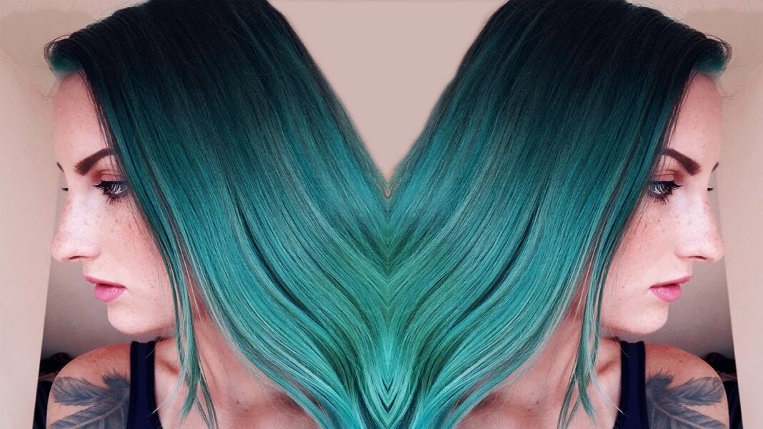 9. "Light Teal Hair Color Ideas for Blonde Hair" - wide 1