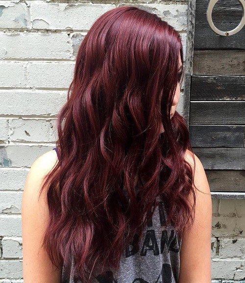 36 Intensely Cool Red Mahogany Hair Color Ideas