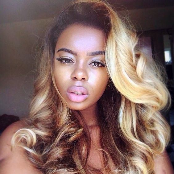 Blonde Hair Dark Skin Find Your Perfect Hair Style