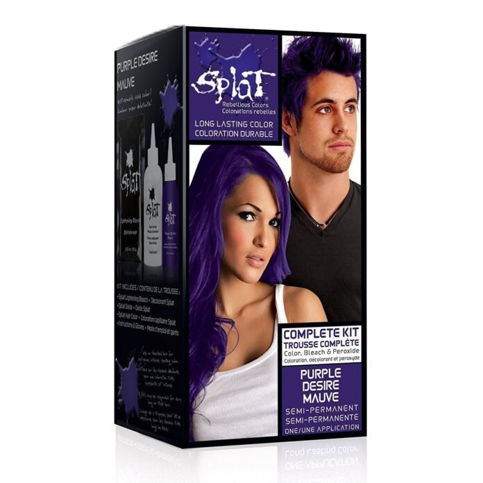 Splat Hair Dye Reviews Tutorials And Insider Tips   Splat Purple Desire Hair Dye 696x696 