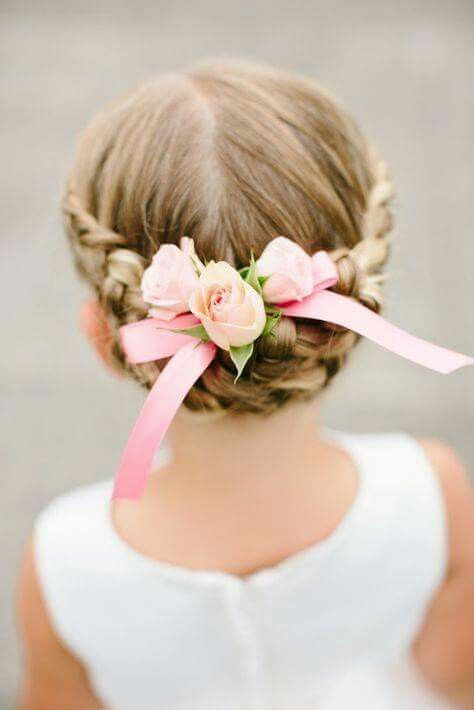 35 Cute Fancy Flower Girl Hairstyles For Every Wedding