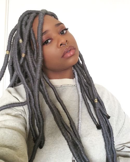 Faux Locs With Yarn