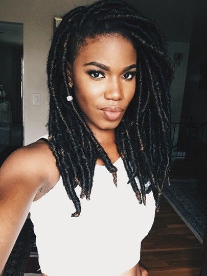 35 Short Faux Locs And Protective Goddess Locs Styles Part 30 Marley Hair Locs Hairstyles Cornrow Hairstyles