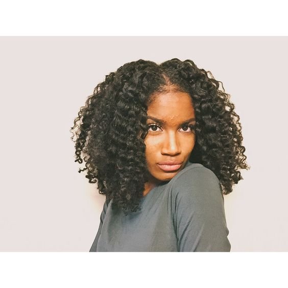 black natural hairstyles for medium length hair