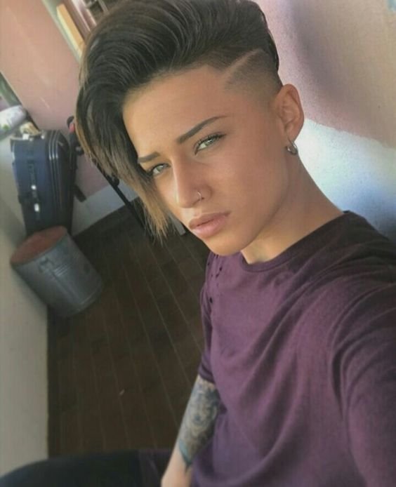 35 Androgynous Gay and Lesbian Haircuts with Modern Edge