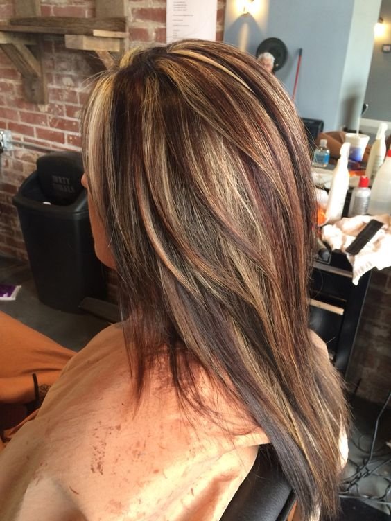 Red Highlights Ideas for Blonde, Brown and Black Hair