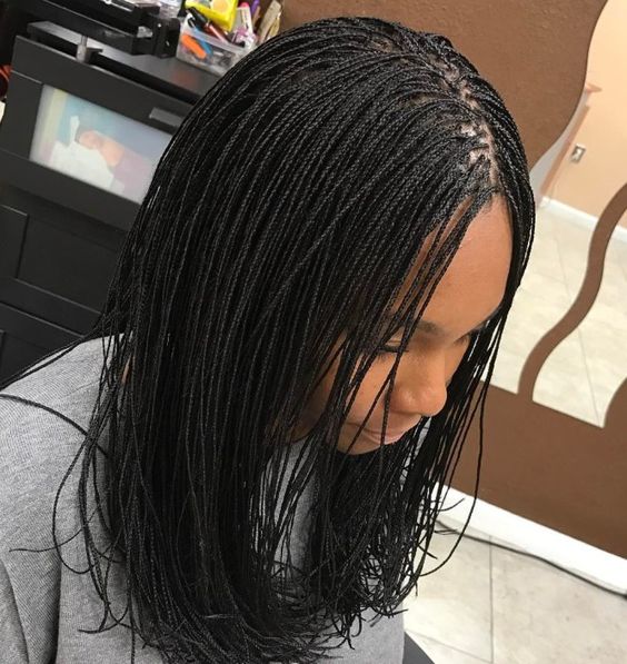 35 Micro Braids Hairstyles For African American Women