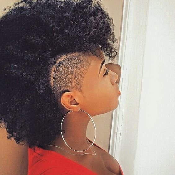 35 Frohawk Styles and How-To for Natural Hair Women