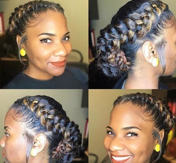 African American Natural Hairstyles for Medium Length Hair