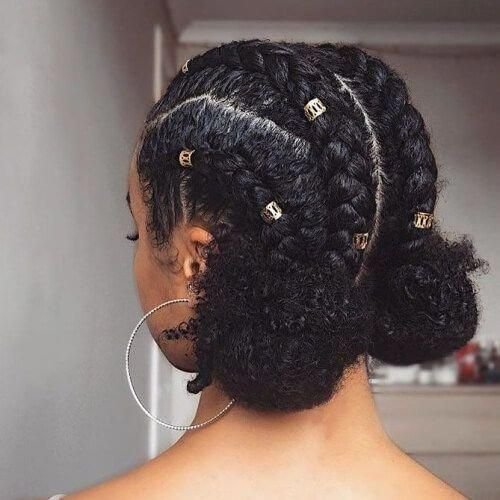 African American Natural Hairstyles For Medium Length Hair