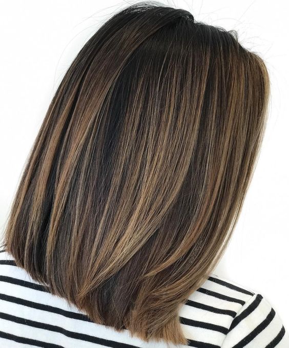 Brown Straight Hair Highlights Best Sale, 57% OFF 