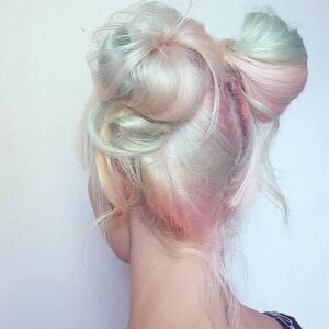Space Buns Using Hair Donuts