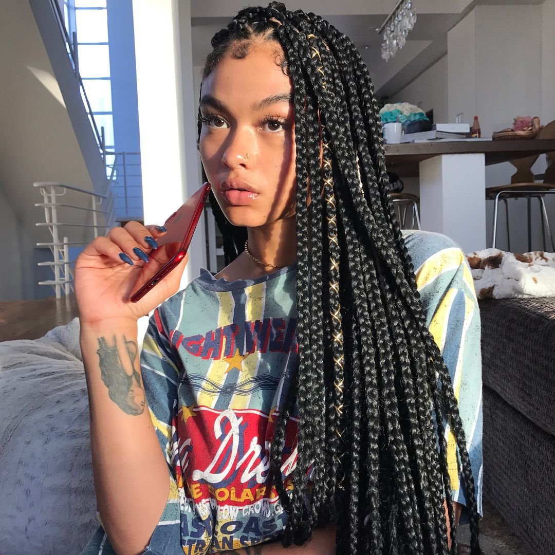 How To Box Braids Tutorial And Styles Box Braids Guide