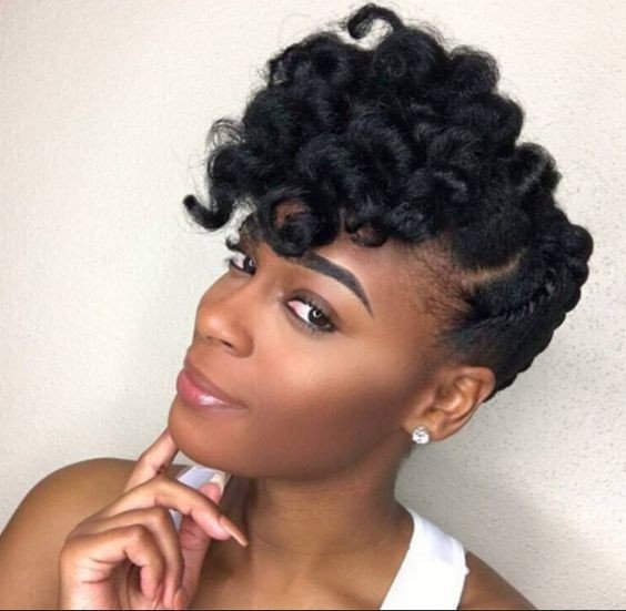 Curly Updo Hairstyles For Black Women 2581