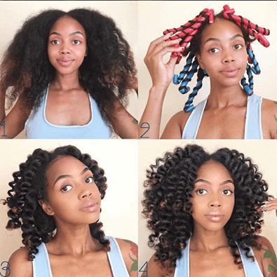 How To Use Flexi Rods On Natural Hair