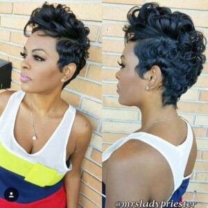 Short Spiky Haircuts For Black Women