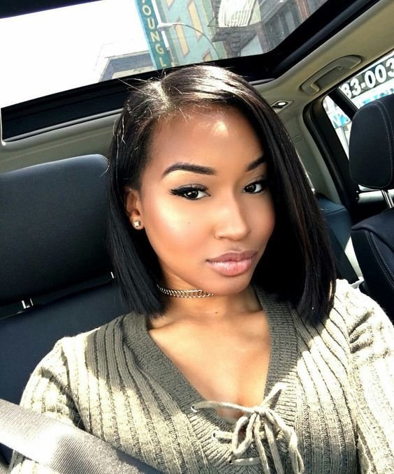 long layered bob hairstyles black women