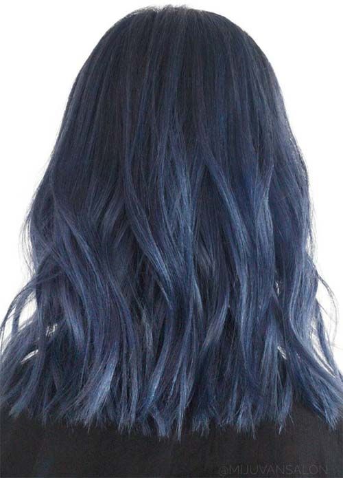 26 Best Photos Indigo Hair Dye Blue : Indigo Hair Color - Nutrisse Color Creme - Nourishing ...