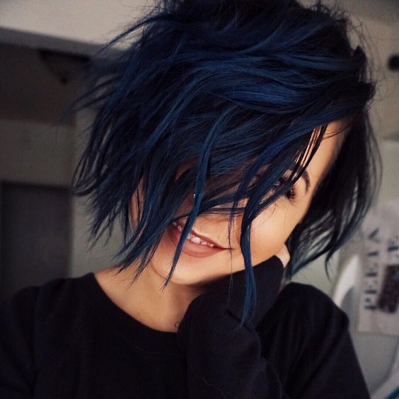 Welp Dark Blue Hair Color Ideas And Images OD-58