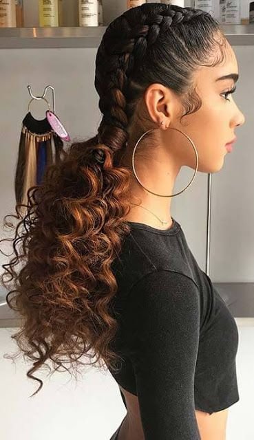 Stunning Braid Hairstyles With Weave