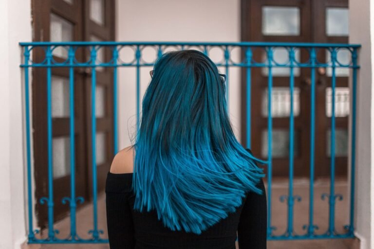 Dark Blue Hair Trend
