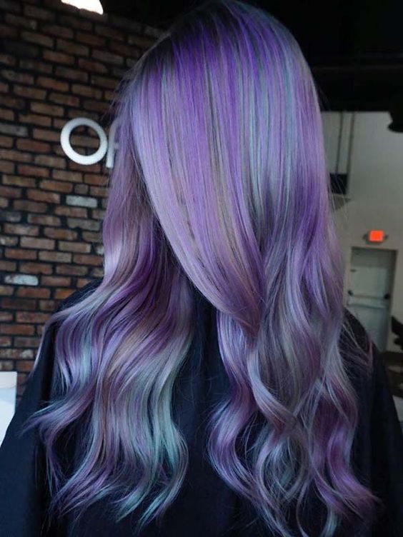 35 Blue and Purple Hair Color Ideas