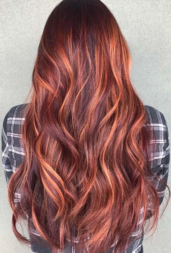 40 Awesome Balayage Red Hair Ideas