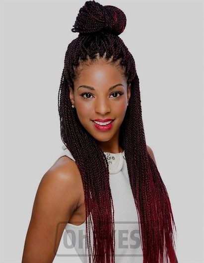 40 Red Box Braids Styles For Every Occassion