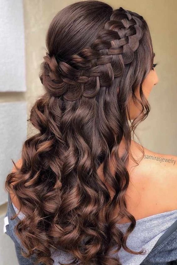 Stylish Prom Hairstyles Half Up Half Down