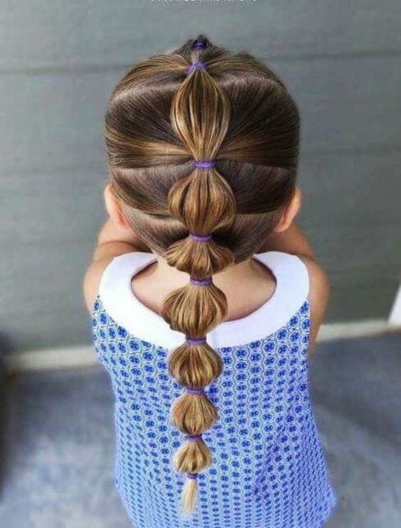 Cute Picture Day Hairstyles For Elementary School If you want to impress everyone at a party, just master the bubble braid pigtails! cute picture day hairstyles for