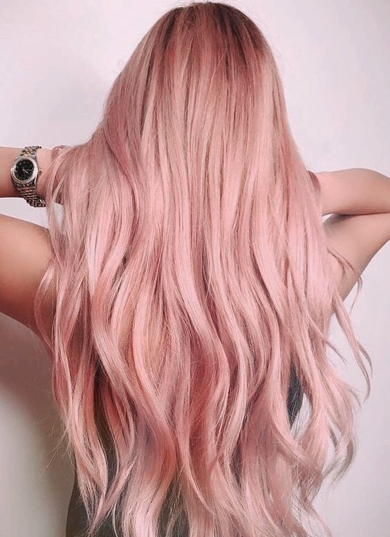 Rose Pink Hair Color