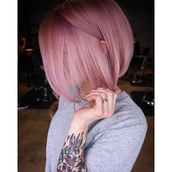 30 Best Rose Pink Hair Looks Part 31