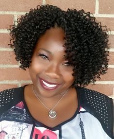 crochet short bob curly hairstyles