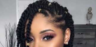 35 Natural Braided Hairstyles For Black Girls black natural braids hairstyles
