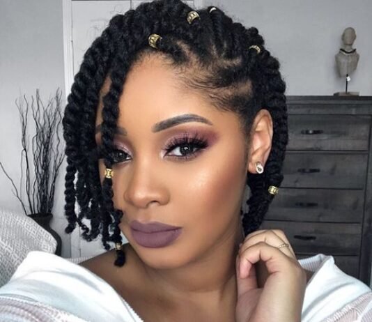 35 Natural Braided Hairstyles For Black Girls black natural braids hairstyles