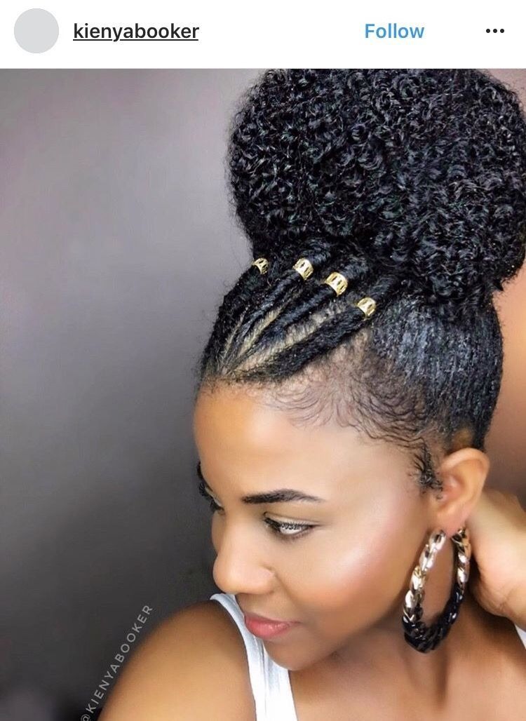 35 Natural Braided Hairstyles Without Weave For Black Girls 