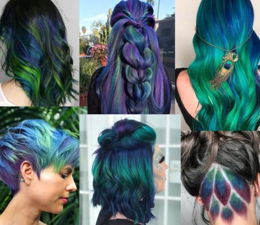 Peacock Hair Color Ideas Peacock Hair Color